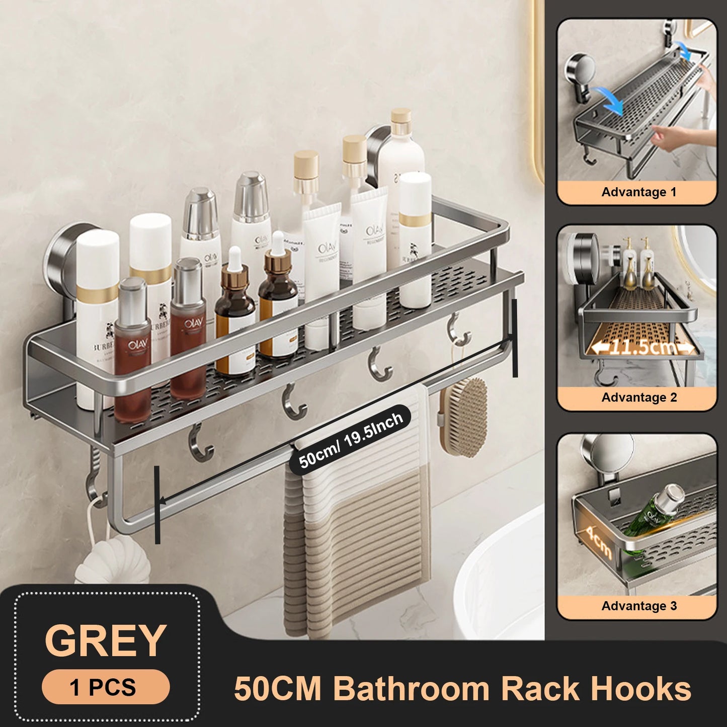 Klyro™ Hanging Rack Bathroom Organiser