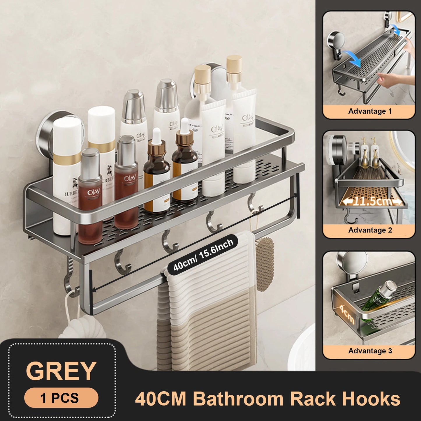 Klyro™ Hanging Rack Bathroom Organiser